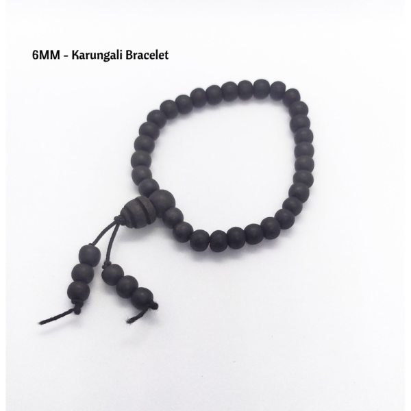 Bracelet Original Karungali Bracelet 100% Ebony Wood 8MM  (Free Size) - Image 3