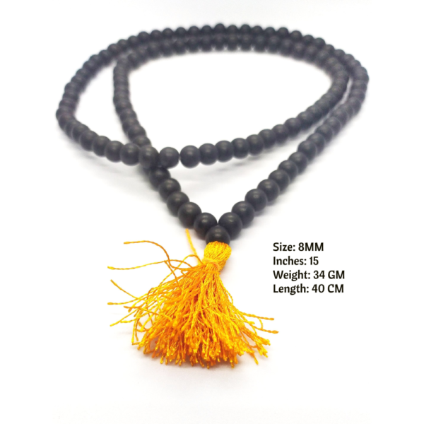 Original Karungali Malai in , 8MM Beads With Govt Approved Lab Certificate - Image 3