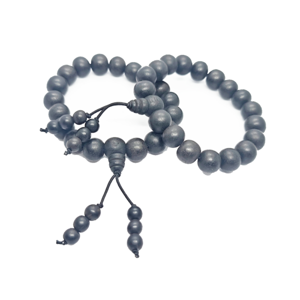 Bracelet Original Karungali Bracelet 100% Ebony Wood 8MM  (Free Size)